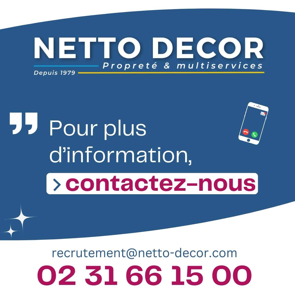 Contact Netto Decor Propreté